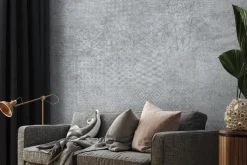 Fototapeta: Szare płytki w różnorodne kształty