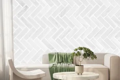 Fototapeta: Szaro-biała mozaika z marmuru