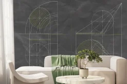 Fototapeta: Szkic geometrycznych kształtów