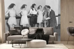 Fototapeta: Szkoła baletowa w stylu retro