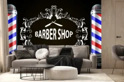 Fototapeta: Szyld pracowni barbera