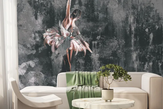 Fototapeta: Tańcząca balerina