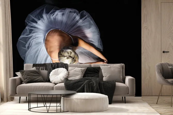 Fototapeta: Tancerka w baletowym stroju