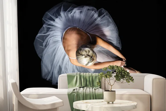 Fototapeta: Tancerka w baletowym stroju