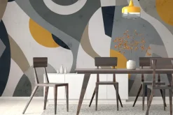 Fototapeta: Teksturowe tło z geometryczną abstrakcją nowoczesny wzór