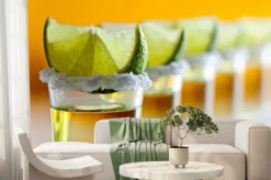 Fototapeta: Tequila, wapno i sól