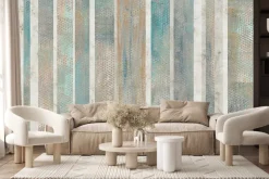 Fototapeta: Tło w stylu vintage z pionowymi liniami