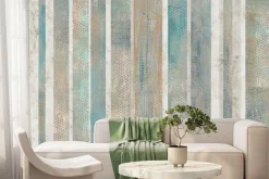 Fototapeta: Tło w stylu vintage z pionowymi liniami