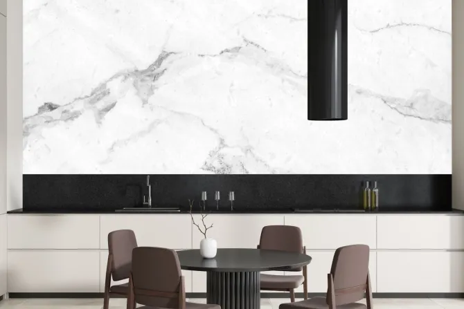 Fototapeta: Tło z białego eleganckiego marmuru