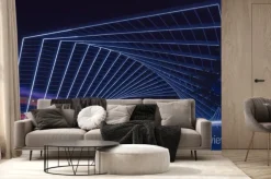 Fototapeta: Traffic in city at night