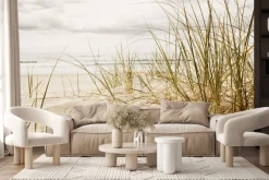 Fototapeta: Trawa na piaszczystej plaży morskiej