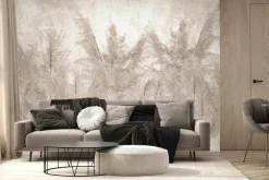 Fototapeta: Trawy ozdobne w odcieniach beżu elegancki motyw inspirowany naturą