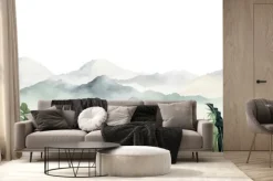 Fototapeta: Tropical plant mural design trend in natural landscapes