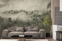 Fototapeta: Tropikalna dżungla we mgle