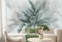 Fototapeta: Tropikalne drzewo bananowiec zielone liście