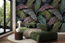 Fototapeta: Tropikalne kolorowe liście palm