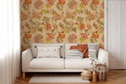 Fototapeta: Tropikalne kwiaty z roślinnością