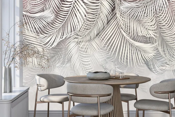 Fototapeta: Tropikalne liście palmy