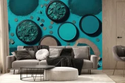 Fototapeta: Turkusowe cienie do powiek