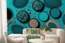 Fototapeta: Turkusowe cienie do powiek