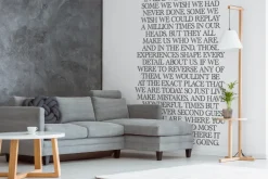 Fototapeta: Typograficzne czarne napisy