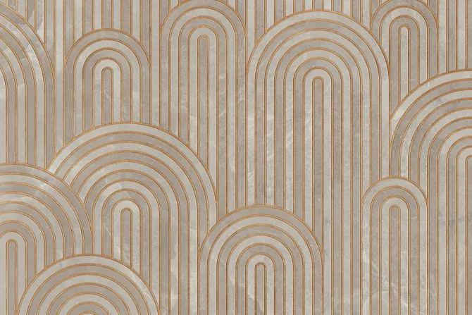 Fototapeta: Łuki ze złotymi paskami