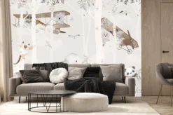 Fototapeta: Urocze samoloty i zwierzęta