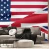 Fototapeta: Us - uk - flagge