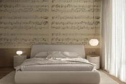 Fototapeta: Utwór zapisany nutami na papierze