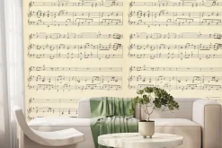 Fototapeta: Utwór zapisany nutami na papierze