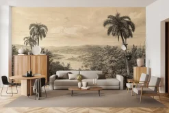 Fototapeta: Vintage palmy w tropikalnej dżungli