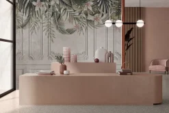 Fototapeta: Vintage sztukateria z roślinnością