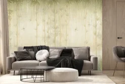 Fototapeta: Ważki tropikalne rośliny las bambusowy dekoracyjny wzór