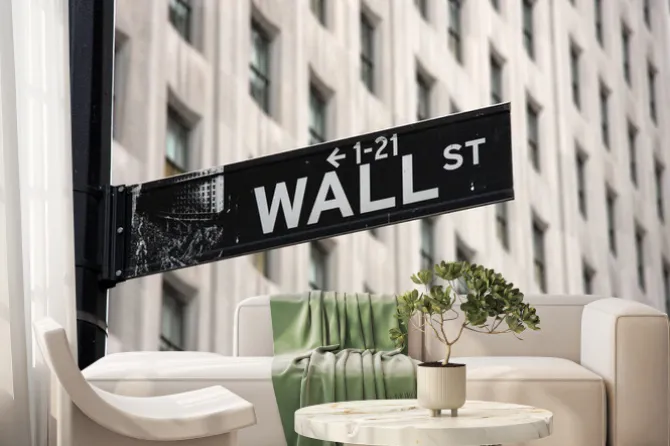 Fototapeta: Wall street