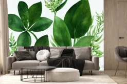 Fototapeta: Watercolor floral . hand painted illustration of forest flowers,