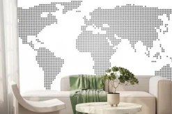 Fototapeta: Weltkarte