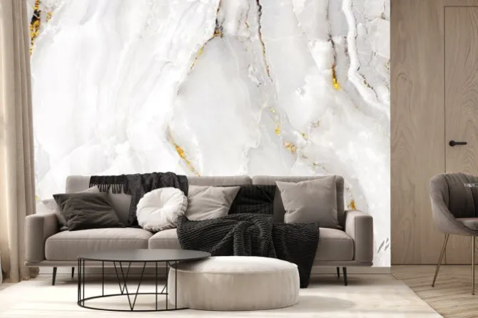 Fototapeta: White statuario marble texture background, thassos quartzite,