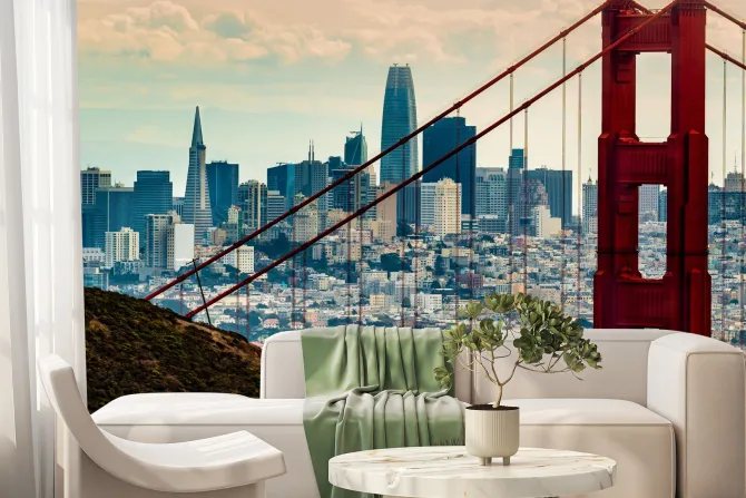 Fototapeta: Widok na miasto san francisco