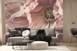 Fototapeta: Widok na różowego tulipana z bliska