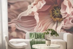 Fototapeta: Widok na różowego tulipana z bliska