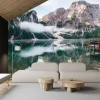 Fototapeta: Widok na włoskie jezioro braies