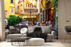 Fototapeta: Widok starego kameralnej ulicy w rzymie