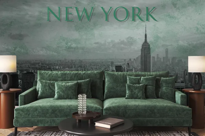 Fototapeta: Widok z góry na miasto nowy jork