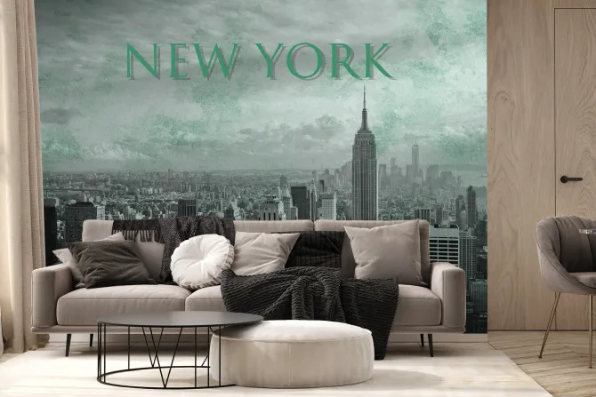 Fototapeta: Widok z góry na miasto nowy jork