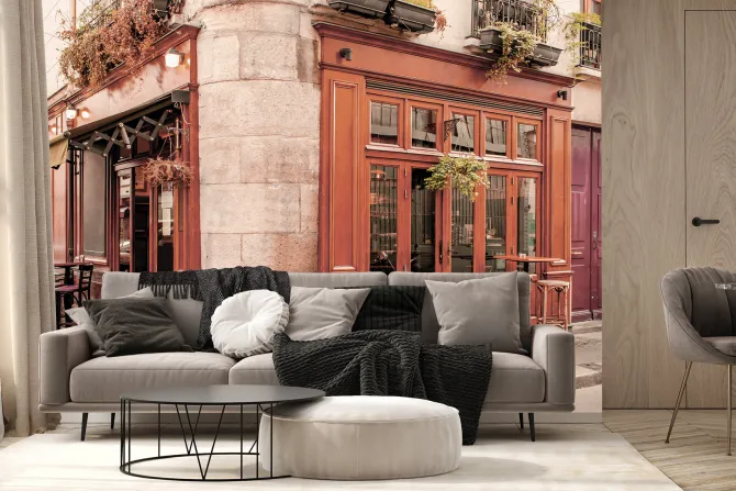 Fototapeta: Wycieczka piesza po modnej dzielnicy le marais