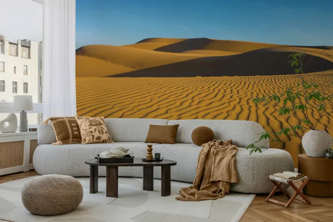 Fototapeta: Wydmy na piaszczystej pustyni