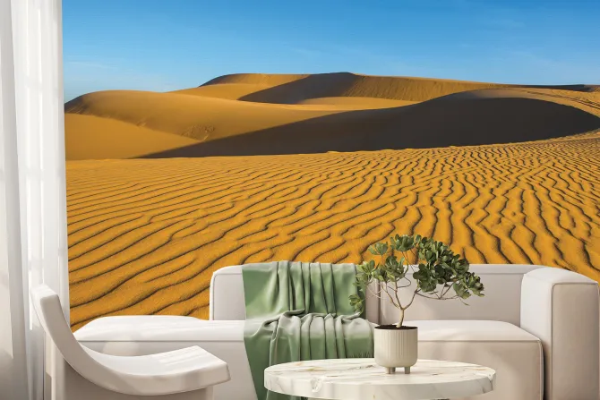 Fototapeta: Wydmy na piaszczystej pustyni