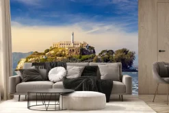 Fototapeta: Wyspa w san francisco z zamkiem