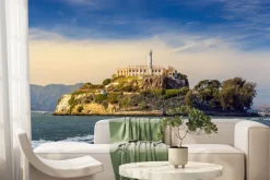 Fototapeta: Wyspa w san francisco z zamkiem