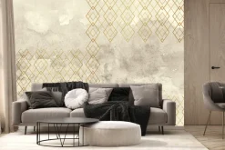 Fototapeta: Wzór geometryczny na betonie